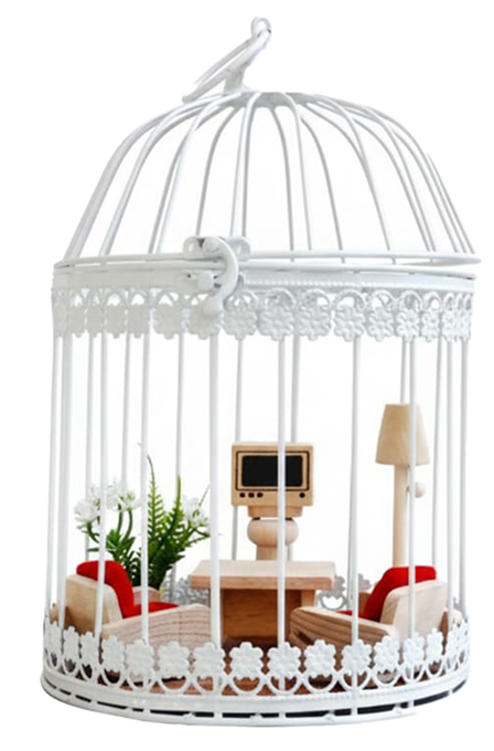 Ilustración mostrando diversas situaciones relacionadas con la violencia de género