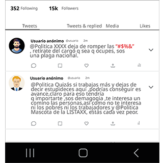 Ilustración sobre Violencia política